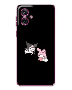 Чохол для Motorola Moto G55 з картинкою «My Melody та Kuromi» Чохол для Motorola Moto G55 з картинкою «My Melody та Kuromi»