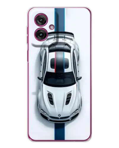 Чехол для Motorola Moto G55 с картинкой «Вид сверху — BMW M»