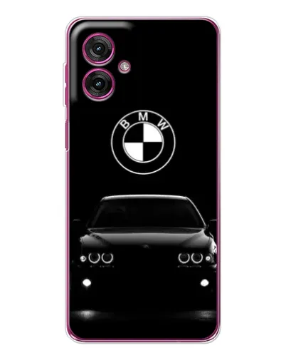 Чехол для Motorola Moto G55 с картинкой «BMW — взгляд из темноты»