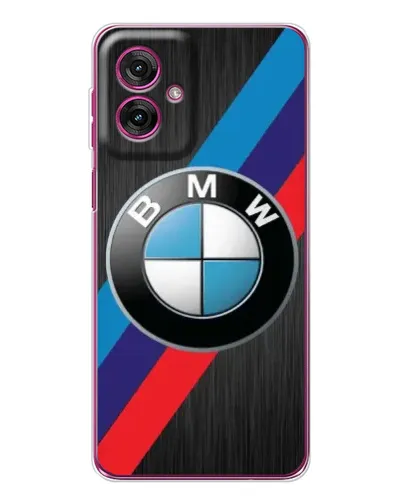 Чехол для Motorola Moto G55 с картинкой «BMW M-stripes стиль»