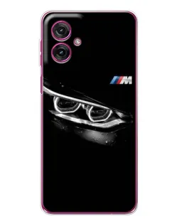 Чехол для Motorola Moto G55 с картинкой «BMW — взгляд тигра»