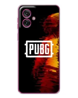 Чехол для Motorola Moto G55 с картинкой «Яркий логотип PUBG» Чехол для Motorola Moto G55 с картинкой «Яркий логотип PUBG»