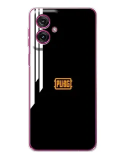 Чехол для Motorola Moto G55 с картинкой «PUBG — вертикальные линии»