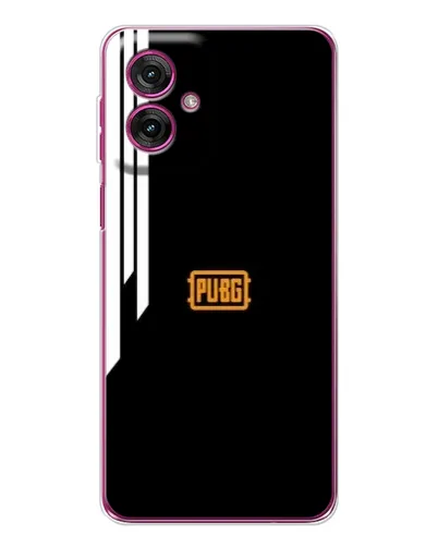 Чехол для Motorola Moto G55 с картинкой «PUBG — вертикальные линии»