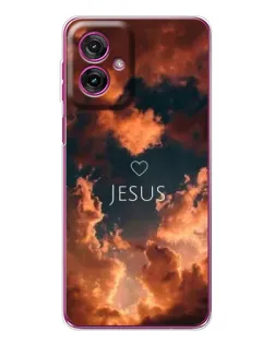 Чехол для Motorola Moto G55 с картинкой «Сияние Имени Jesus» Чехол для Motorola Moto G55 с картинкой «Сияние Имени Jesus»