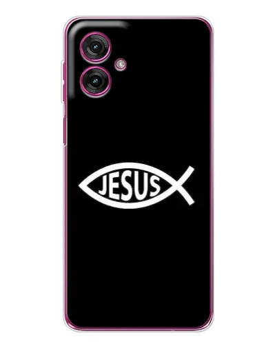 Чехол для Motorola Moto G55 с картинкой «Классический Jesus»