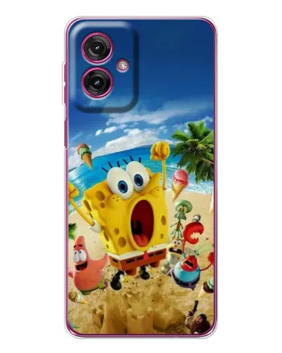Чехол для Motorola Moto G55 с картинкой «Развлечения на пляже»