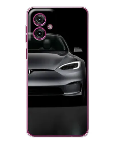 Чехол для Motorola Moto G55 с картинкой «Tesla Model S Look» Чехол для Motorola Moto G55 с картинкой «Tesla Model S Look»