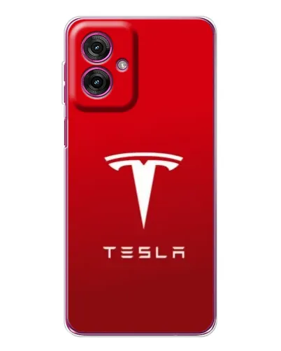 Чехол для Motorola Moto G55 с картинкой «Tesla Red Classic» Чехол для Motorola Moto G55 с картинкой «Tesla Red Classic»
