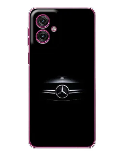 Чехол для Motorola Moto G55 с картинкой «Mercedes — абстрактные линии»