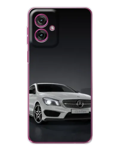 Чехол для Motorola Moto G55 с картинкой «Mercedes AMG GT Silver»