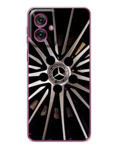 Чехол для Motorola Moto G55 с картинкой «Диск Mercedes»