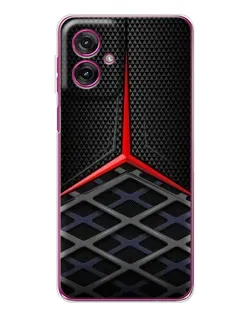 Чехол для Motorola Moto G55 с картинкой «Mercedes Carbon Grid»