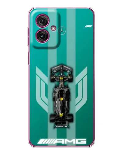Чехол для Motorola Moto G55 с картинкой «Mercedes AMG Petronas»