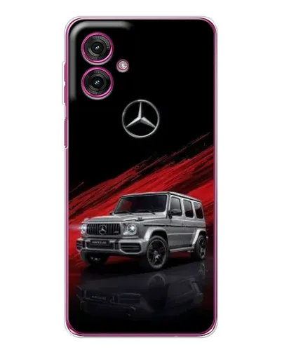 Чехол для Motorola Moto G55 с картинкой «Mercedes G-Class красный»