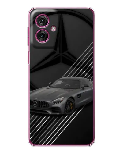 Чехол для Motorola Moto G55 с картинкой «Mercedes AMG — графика»
