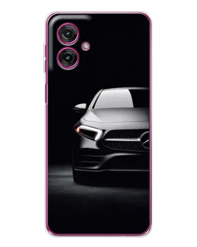 Чехол для Motorola Moto G55 с картинкой «Свет фар Mercedes»