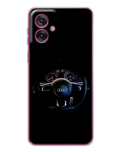 Чехол для Motorola Moto G55 с картинкой «Салон Audi — руль» Чехол для Motorola Moto G55 с картинкой «Салон Audi — руль»