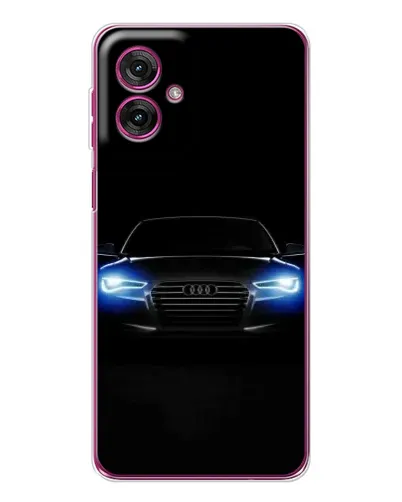 Чехол для Motorola Moto G55 с картинкой «Audi в неоне» Чехол для Motorola Moto G55 с картинкой «Audi в неоне»