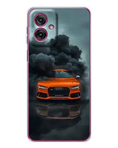 Чехол для Motorola Moto G55 с картинкой «Audi в облаках дыма» Чехол для Motorola Moto G55 с картинкой «Audi в облаках дыма»