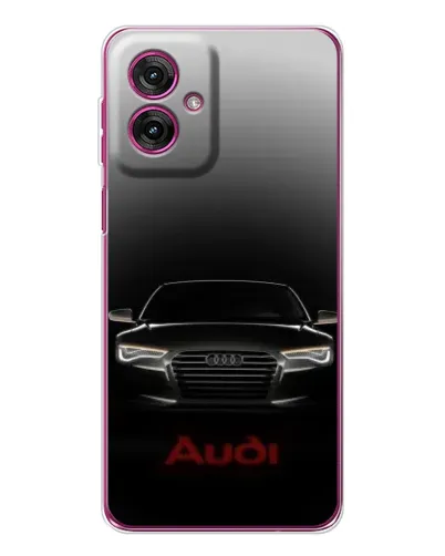 Чехол для Motorola Moto G55 с картинкой «Audi — градиентный контур» Чехол для Motorola Moto G55 с картинкой «Audi — градиентный контур»