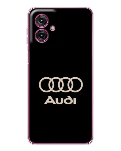 Чехол для Motorola Moto G55 с картинкой «Audi — золотой логотип» Чехол для Motorola Moto G55 с картинкой «Audi — золотой логотип»