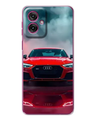 Чехол для Motorola Moto G55 с картинкой «Audi RS — красный стиль» Чехол для Motorola Moto G55 с картинкой «Audi RS — красный стиль»