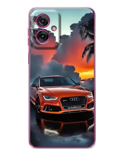 Чехол для Motorola Moto G55 с картинкой «Audi — закат» Чехол для Motorola Moto G55 с картинкой «Audi — закат»