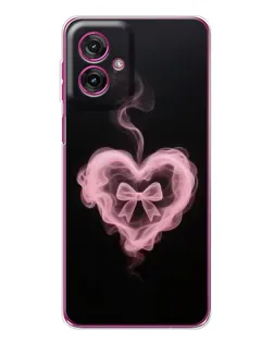 Чехол для Motorola Moto G55 с картинкой «Дымчатое сердце» Чехол для Motorola Moto G55 с картинкой «Дымчатое сердце»