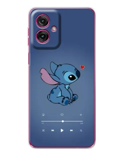 Чехол для Motorola Moto G55 с картинкой «Музыкальный Stitch»