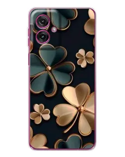 Чехол для Motorola Moto G55 с картинкой «Клевер в золоте» Чехол для Motorola Moto G55 с картинкой «Клевер в золоте»