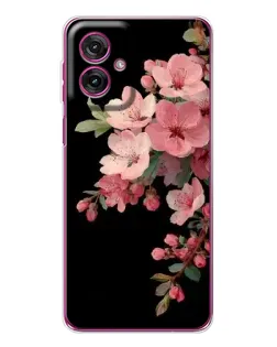 Чехол для Motorola Moto G55 с картинкой «Розовая ветка сакуры» Чехол для Motorola Moto G55 с картинкой «Розовая ветка сакуры»