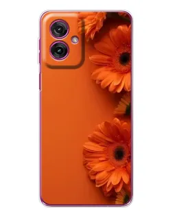 Чехол для Motorola Moto G55 с картинкой «Оранжевые герберы» Чехол для Motorola Moto G55 с картинкой «Оранжевые герберы»