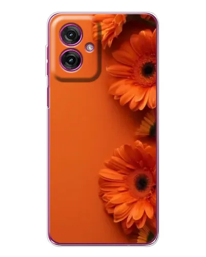 Чехол для Motorola Moto G55 с картинкой «Оранжевые герберы» Чехол для Motorola Moto G55 с картинкой «Оранжевые герберы»