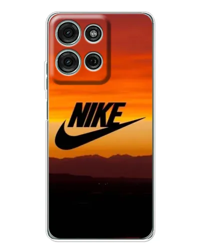 Чехол для Motorola MOTO G56 с картинкой «Nike — вечерний горизонт»
