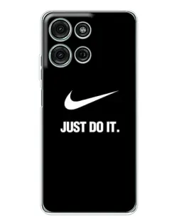 Чехол для Motorola MOTO G56 с картинкой «Классический принт Nike»