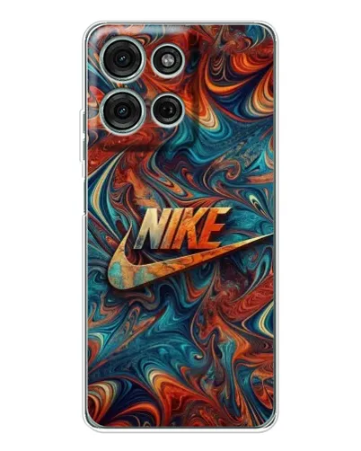 Чехол для Motorola MOTO G56 с картинкой «Nike в абстракции»