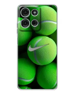 Чехол для Motorola MOTO G56 с картинкой «Теннисные мячи Найк»