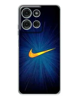 Чохол для Motorola MOTO G56 з картинкою «Синій пульс Nike»