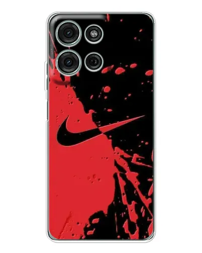 Чохол для Motorola MOTO G56 з картинкою «Червоні бризки Nike» Чохол для Motorola MOTO G56 з картинкою «Червоні бризки Nike»
