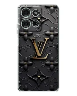 Чехол для Motorola MOTO G56 с картинкой «Кожаная текстура LV»