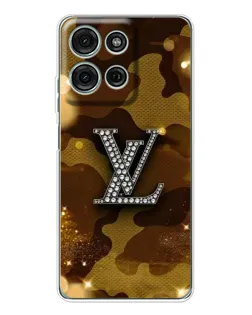 Чехол для Motorola MOTO G56 с картинкой «Камуфляжный Louis Vuitton»
