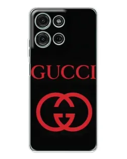 Чехол для Motorola MOTO G56 с картинкой «Gucci — красный логотип» Чехол для Motorola MOTO G56 с картинкой «Gucci — красный логотип»