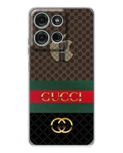 Чехол для Motorola MOTO G56 с картинкой «Gucci — брендированный десерт»