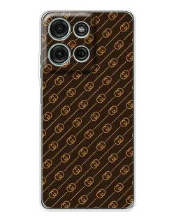 Чехол для Motorola MOTO G56 с картинкой «Gucci — золотые диагонали» Чехол для Motorola MOTO G56 с картинкой «Gucci — золотые диагонали»