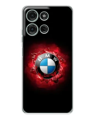 Чехол для Motorola MOTO G56 с картинкой «Логотип BMW — вспышка»