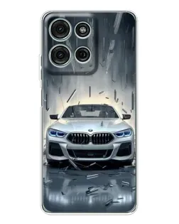 Чехол для Motorola MOTO G56 с картинкой «BMW в свете фар»