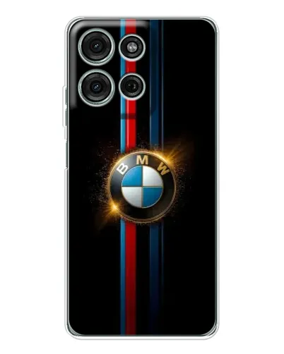 Чехол для Motorola MOTO G56 с картинкой «BMW M-Power неон»