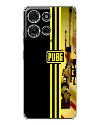 Чехол для Motorola MOTO G56 с картинкой «PUBG — камуфляжный шлем»