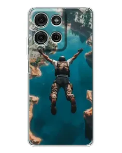 Чехол для Motorola MOTO G56 с картинкой «PUBG — свободное падение»
